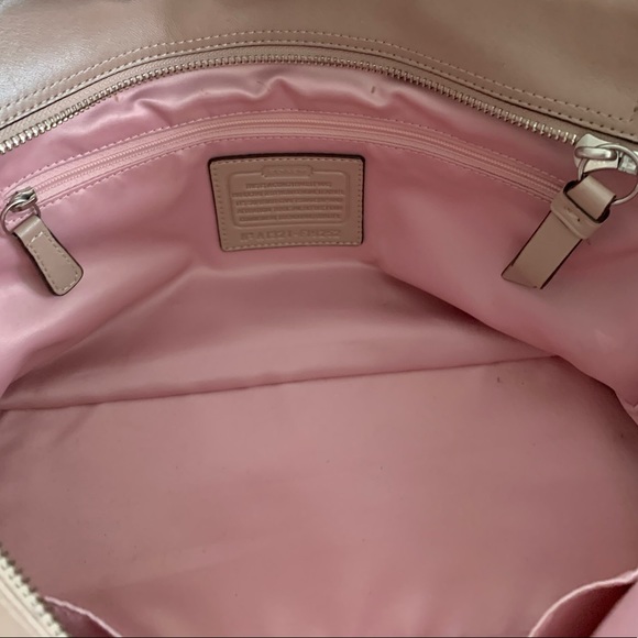 ✨Gifted ✨Authentic Coach✨ Champagne Leather Tote - Picture 12 of 13